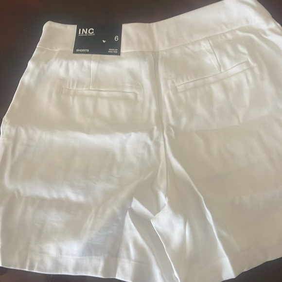 INC white bejewelled super cute shorts - Picture 2 of 3